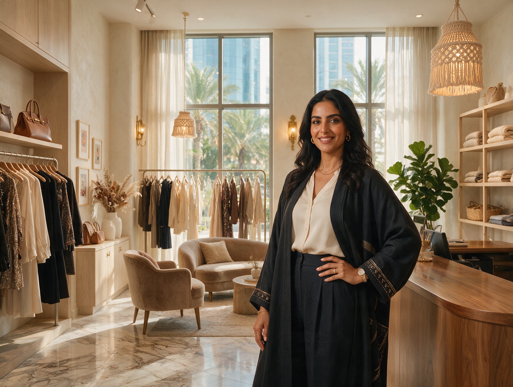 Featured SME founder in her UAE business