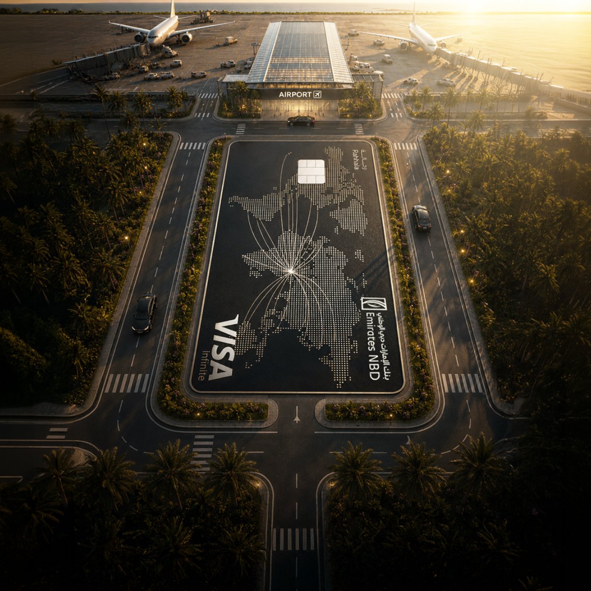 Complimentary airport transfers via ZAPS Premium