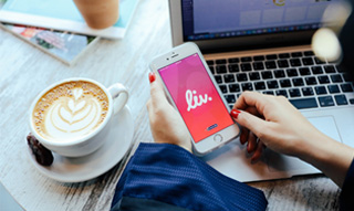 Splitting bills instantly with friends via social media is now possible on Liv.