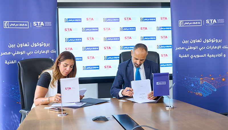 Emirates NBD - Egypt Signs Cooperation Agreement with Elsewedy Technical Academy to Implement Training for Employment Program for Youth