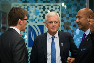 International delegates at SIBOS experience traditional UAE culture at Emirates NBD Wholesale Bank reception